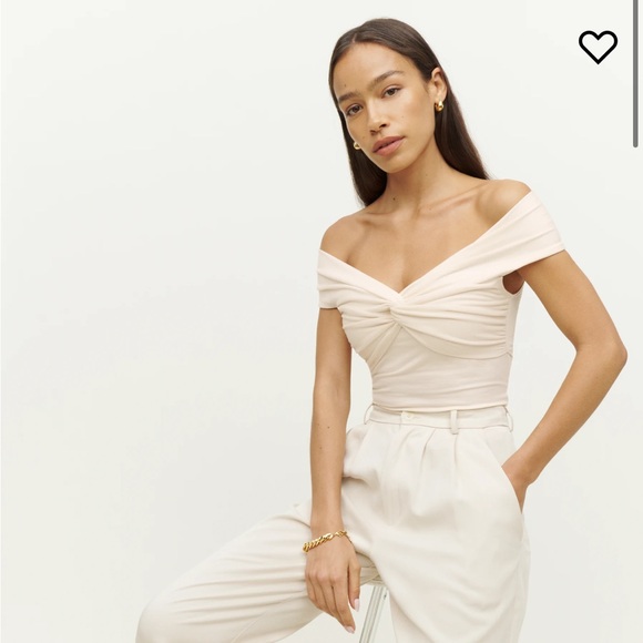 Reformation Ezlynn Knit Top - Picture 1 of 6